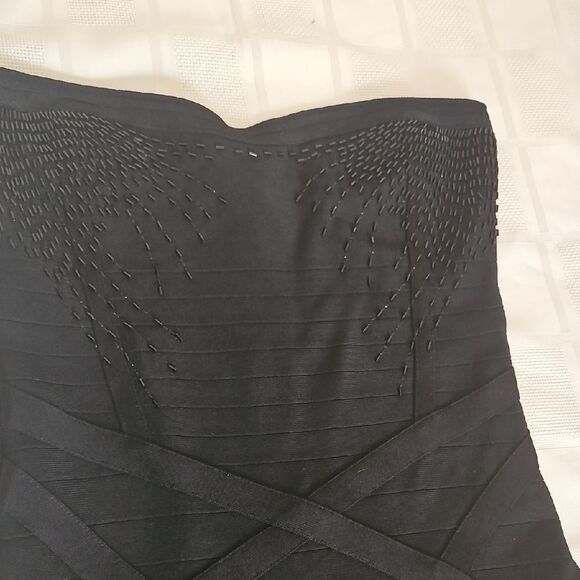 Marciano Black Sweetheart Bodycon Dress - Picture 6 of 16